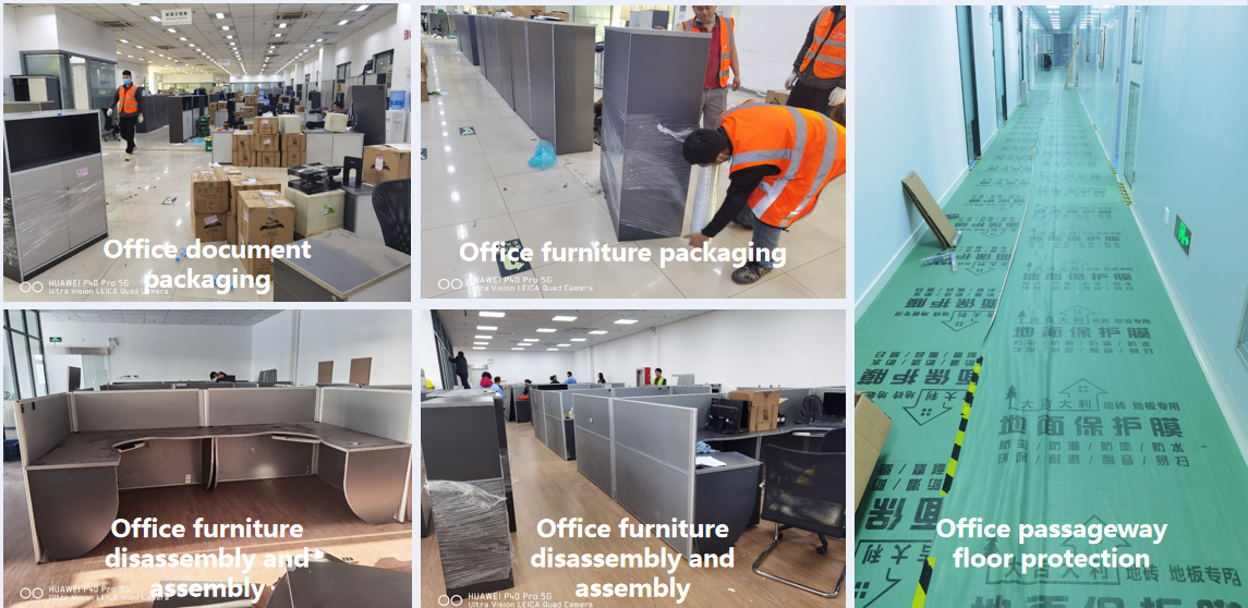 Office furniture relocation